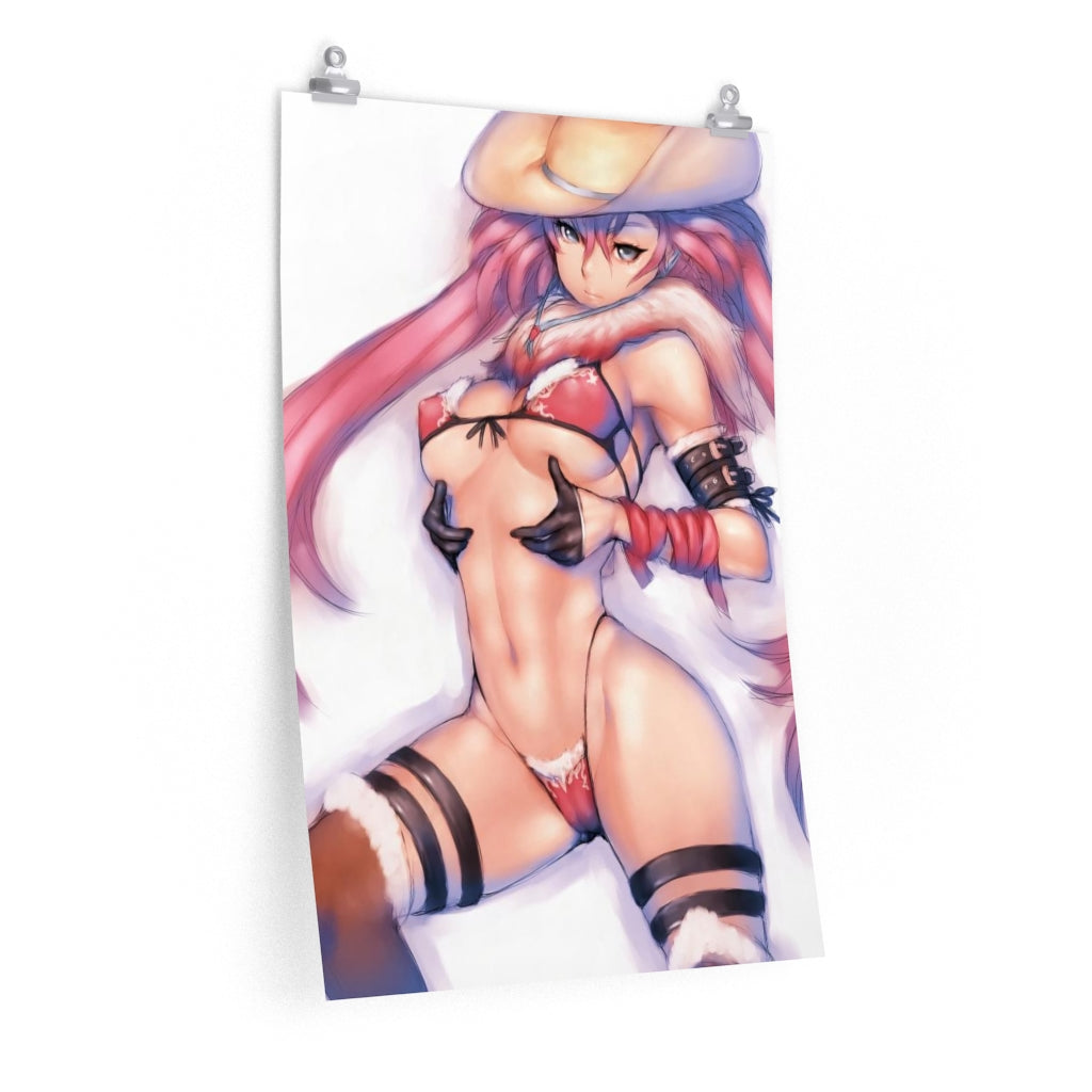 Kagura Oneechanbara Poster - Lewd Premium Matte Vertical Poster - Adult Wall Art