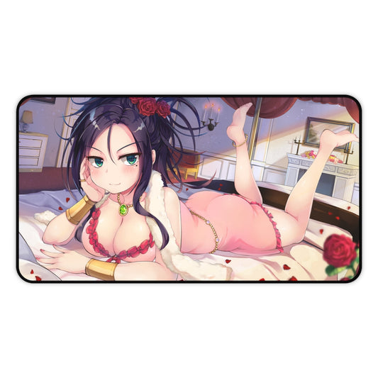 Dragon Quest Sexy Mousepad - Hot Night Lingerie Deborah Gaming Desk Mat - Ecchi Playmat