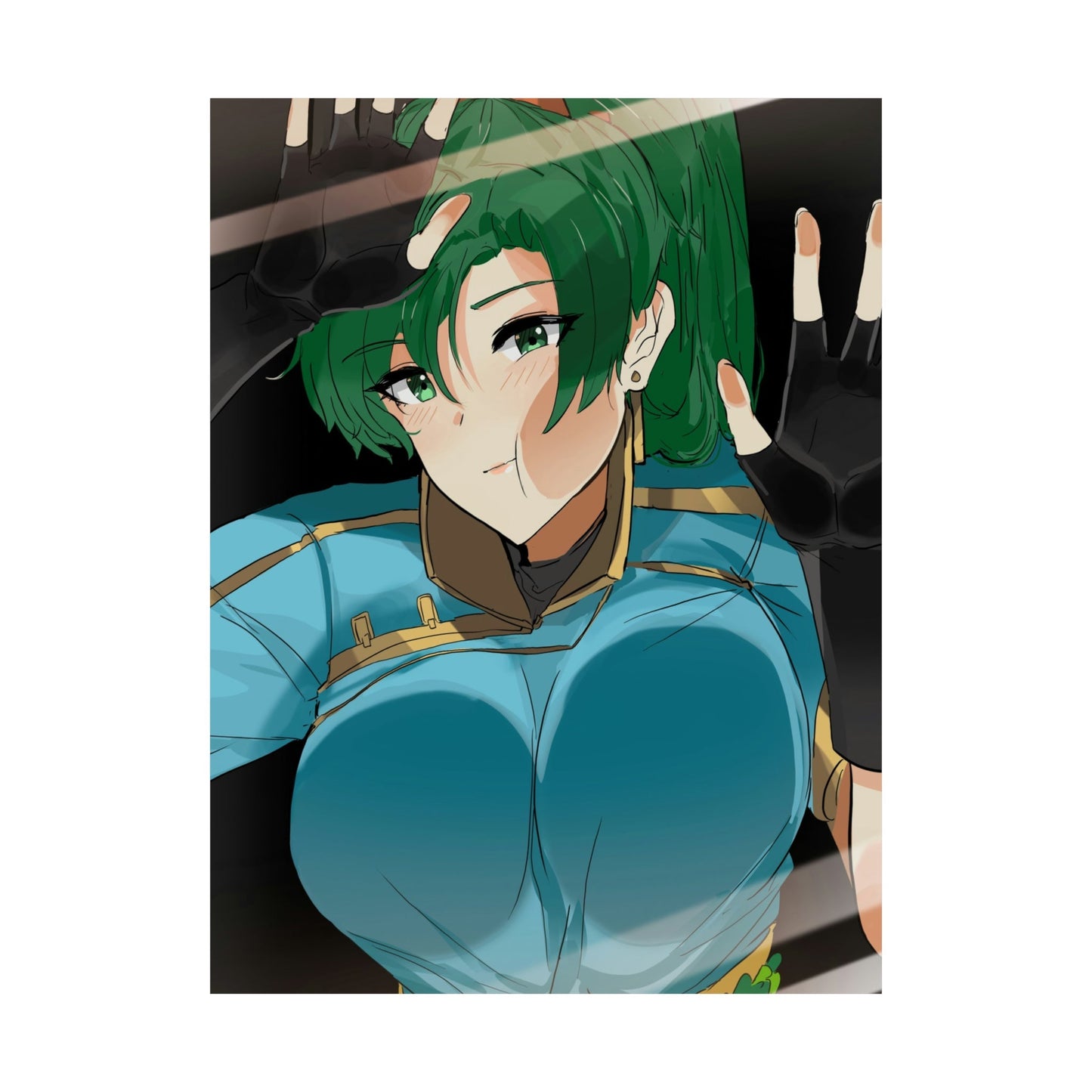 Lyn Fire Emblem Boobs Press Poster - Lewd Premium Matte Vertical Poster - Adult Wall Art