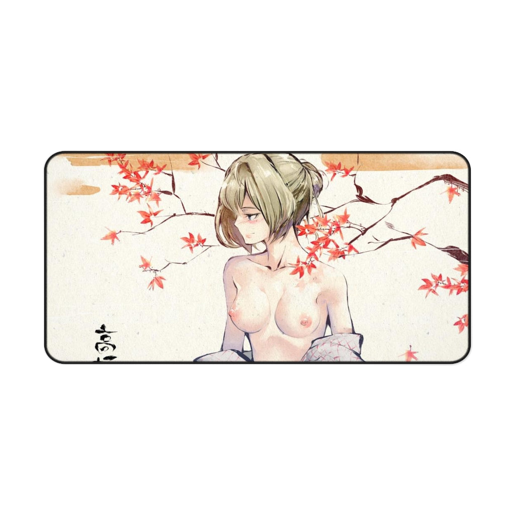 Ukiyo-e Kaede Takagaki Nude Boobs Idolmaster Cinderella Girls Desk Mat - Non Slip Sexy Mousepad