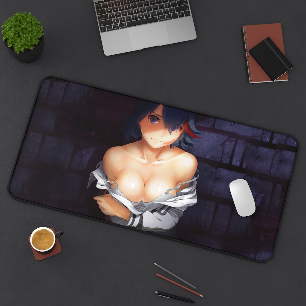 Kill La Kill Anime Mousepad - Ryuko Matoi Boobs Large Desk Mat - Ecchi Mouse Pad - Sexy Anime Girl Playmat