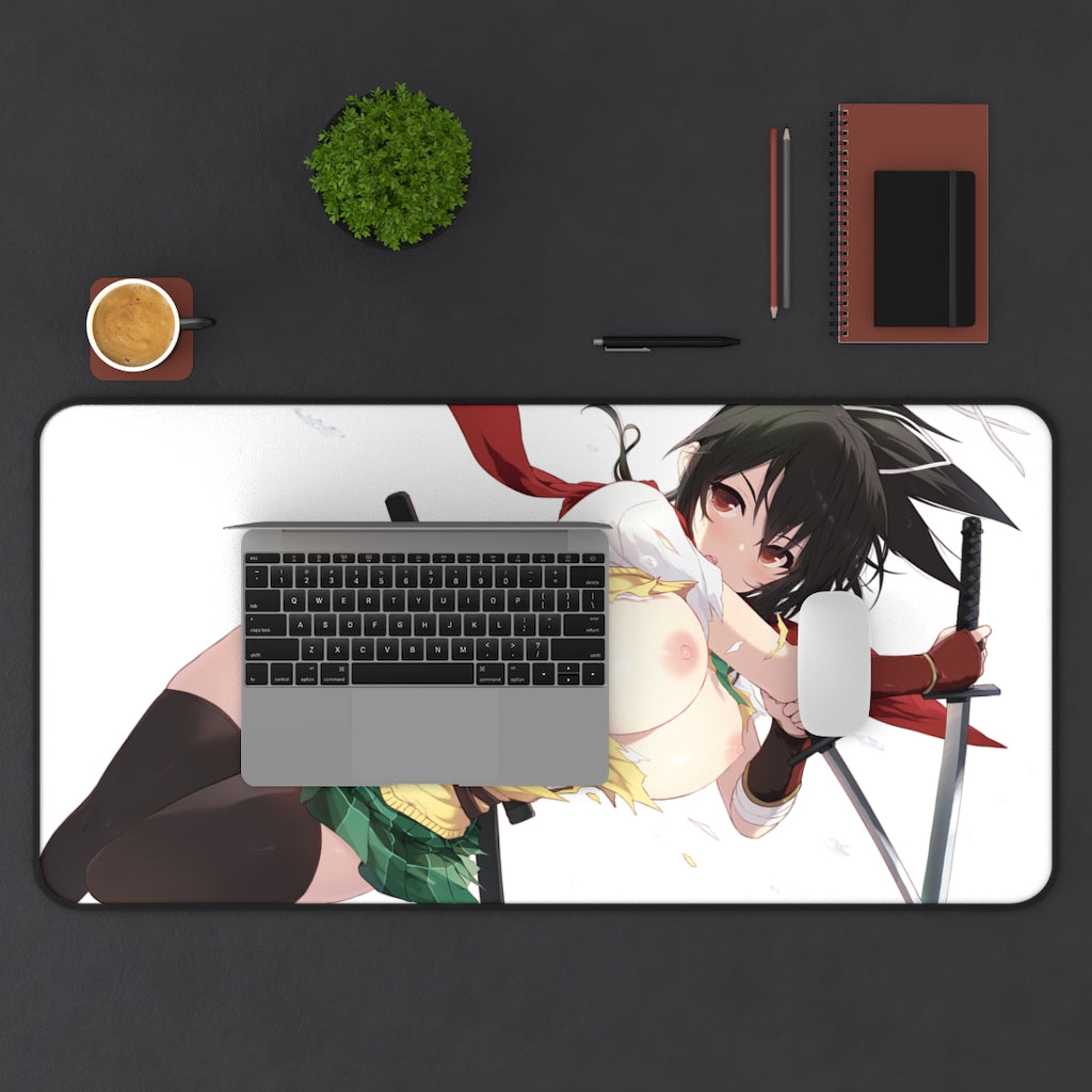 Senran Kagura Sexy Mousepad - Hot Tits Asuka Lewd Desk Mat - Ecchi Adult Playmat