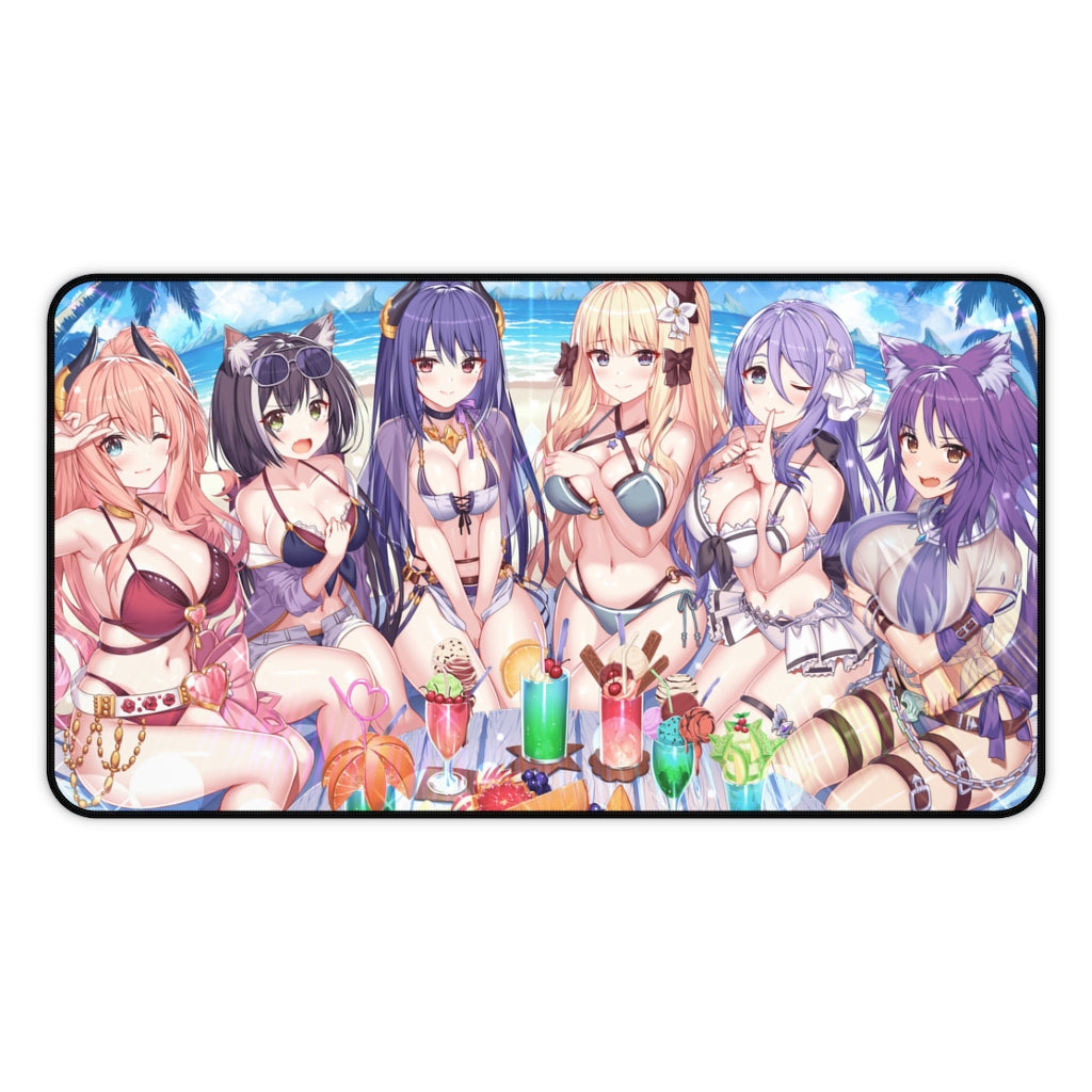 Princess Connect Sexy Anime Mousepad Doujin - Desk Mat - Big Gaming Mouse Pad - MTG Playmat