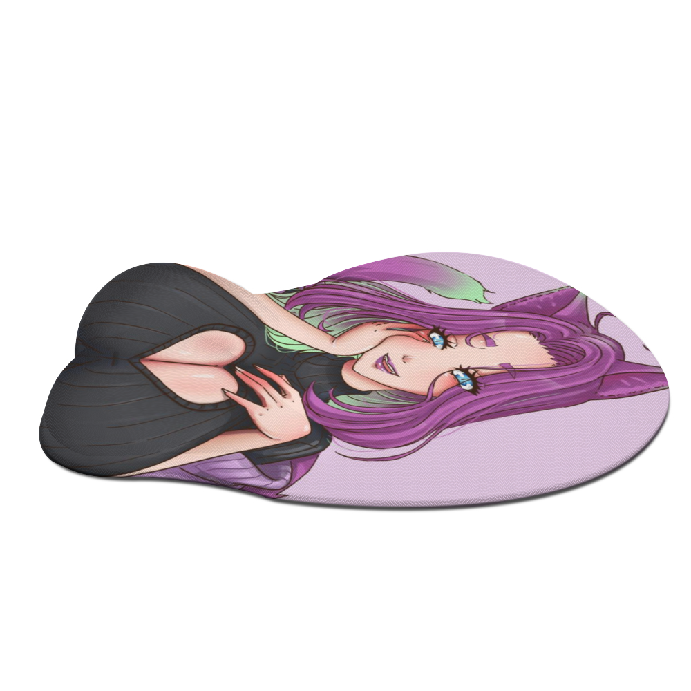 Anime 3D Boobs mousepad with Wrist Rest | Sexy Oppai Mouse pad for PC | Oppai mousepad with wrist support