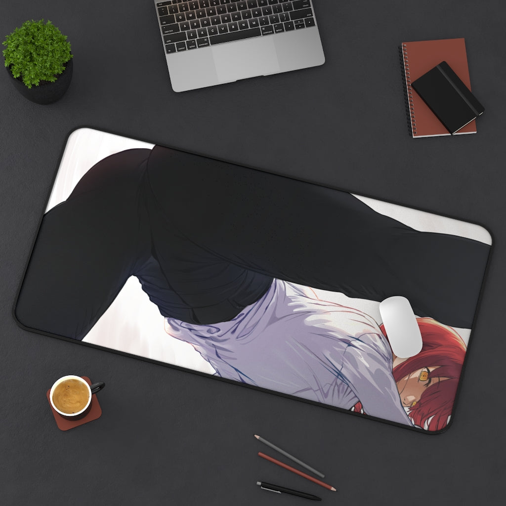 Chainsaw Man Ecchi Mousepad - Sexy Makima Large Desk Mat - Anime Playmat