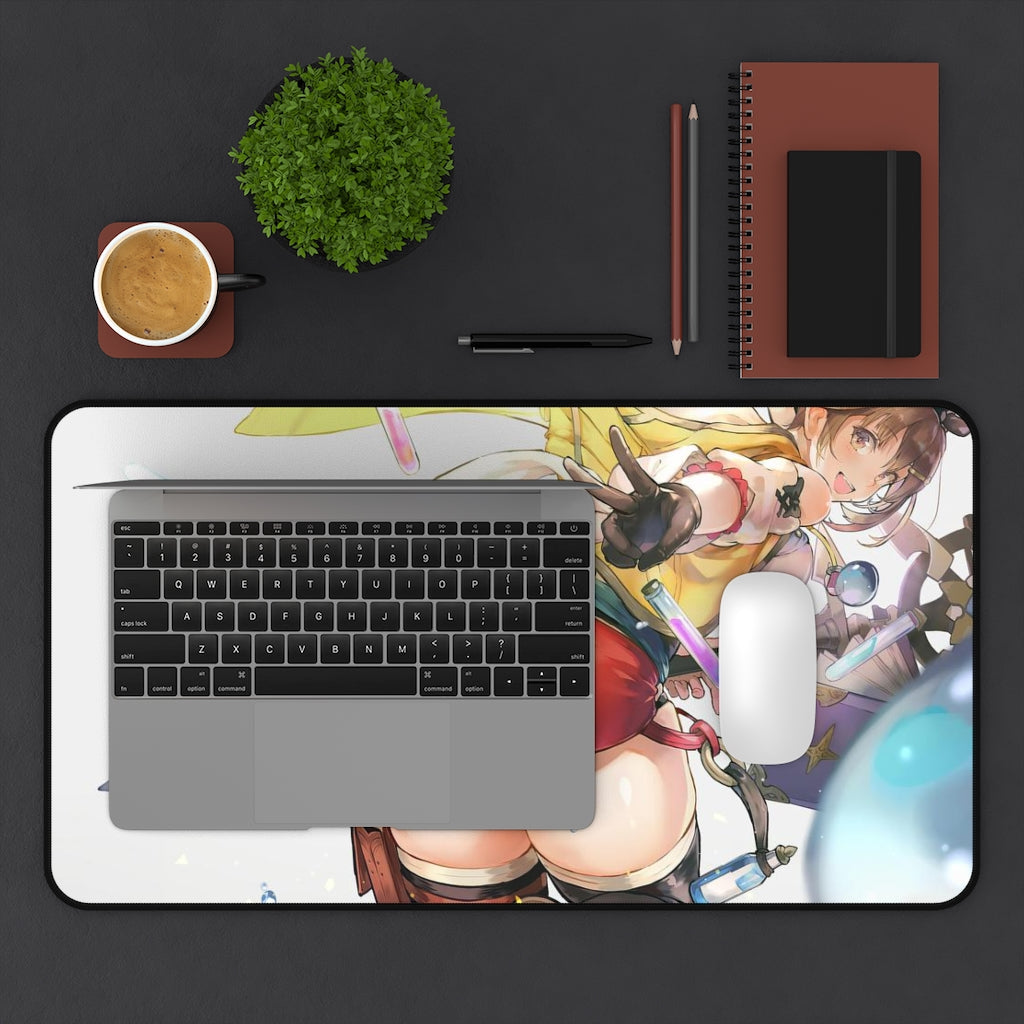 Atelier Ryza Sexy Mousepad - Huge Ass Reisalin Stout Desk Mat - Ecchi Gaming Playmat