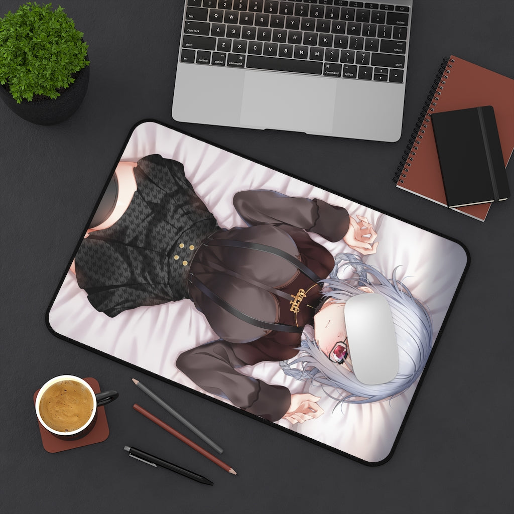 Nijisanji Sexy Mousepad - Hakase Fuyuki Vtuber Desk Mat - Ecchi Playmat