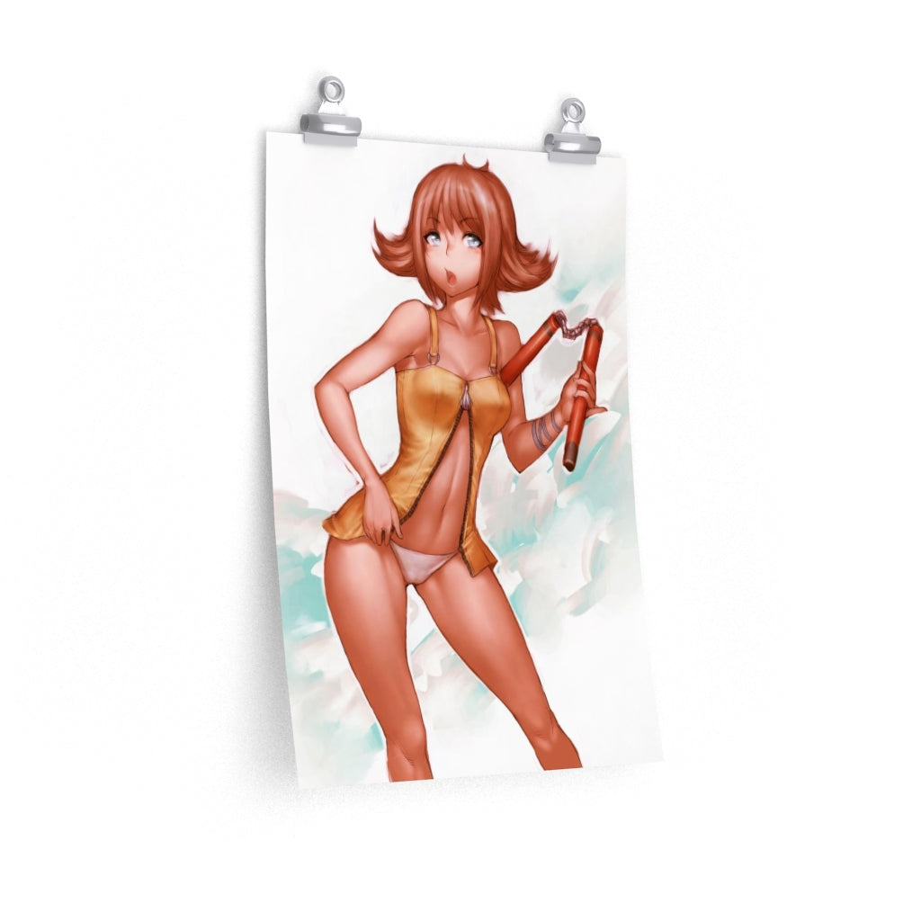 Selphie Tilmitt Final Fantasy 8 Poster - Lewd Premium Matte Vertical Poster - Adult Wall Art