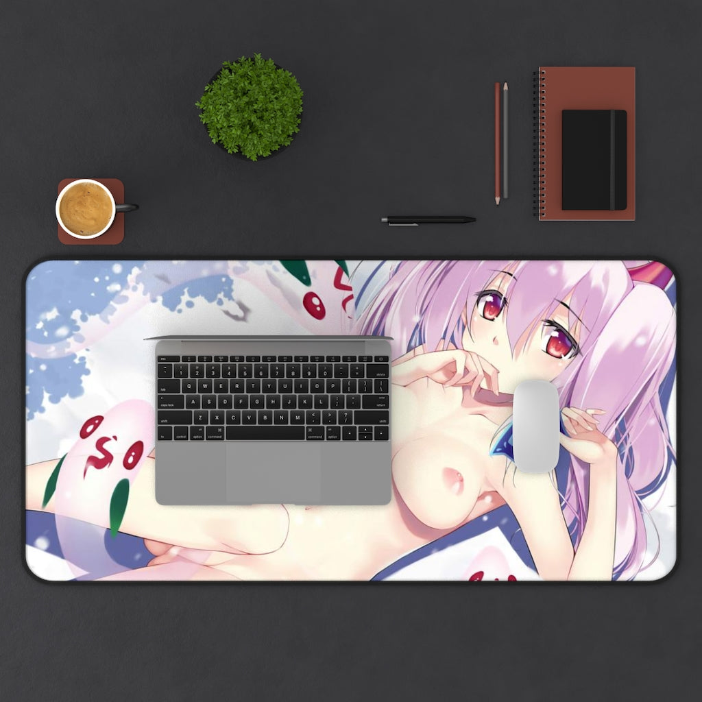 Nude Ghost Ogre and Snow Rabbit Yugioh Desk Mat - Non Slip Mousepad