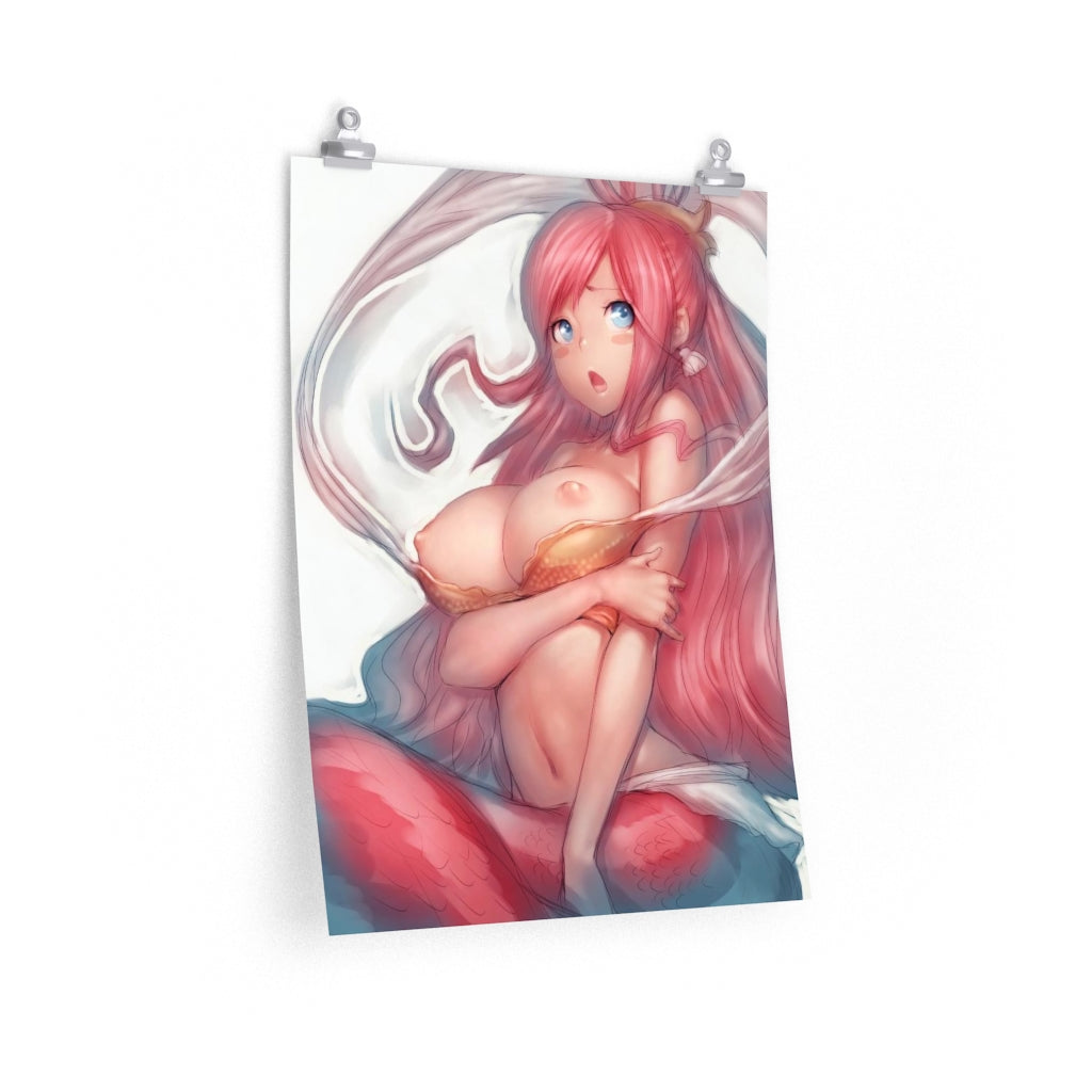 Shirahoshi One Piece Poster - Lewd Premium Matte Vertical Poster - Adult Wall Art