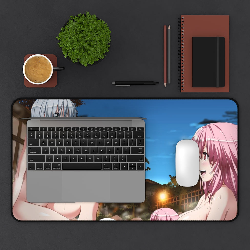 Touhou Sexy Mousepad - Nude Onsen Desk Mat - Ecchi Playmat