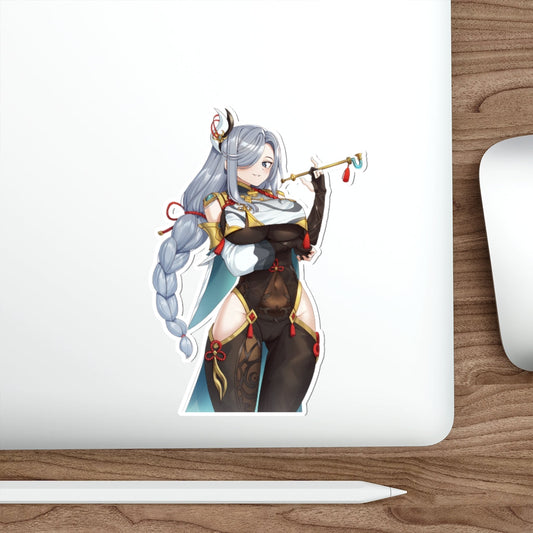 Sexy Shenhe Genshin Impact Waterproof Sticker - Ecchi Vinyl Decal