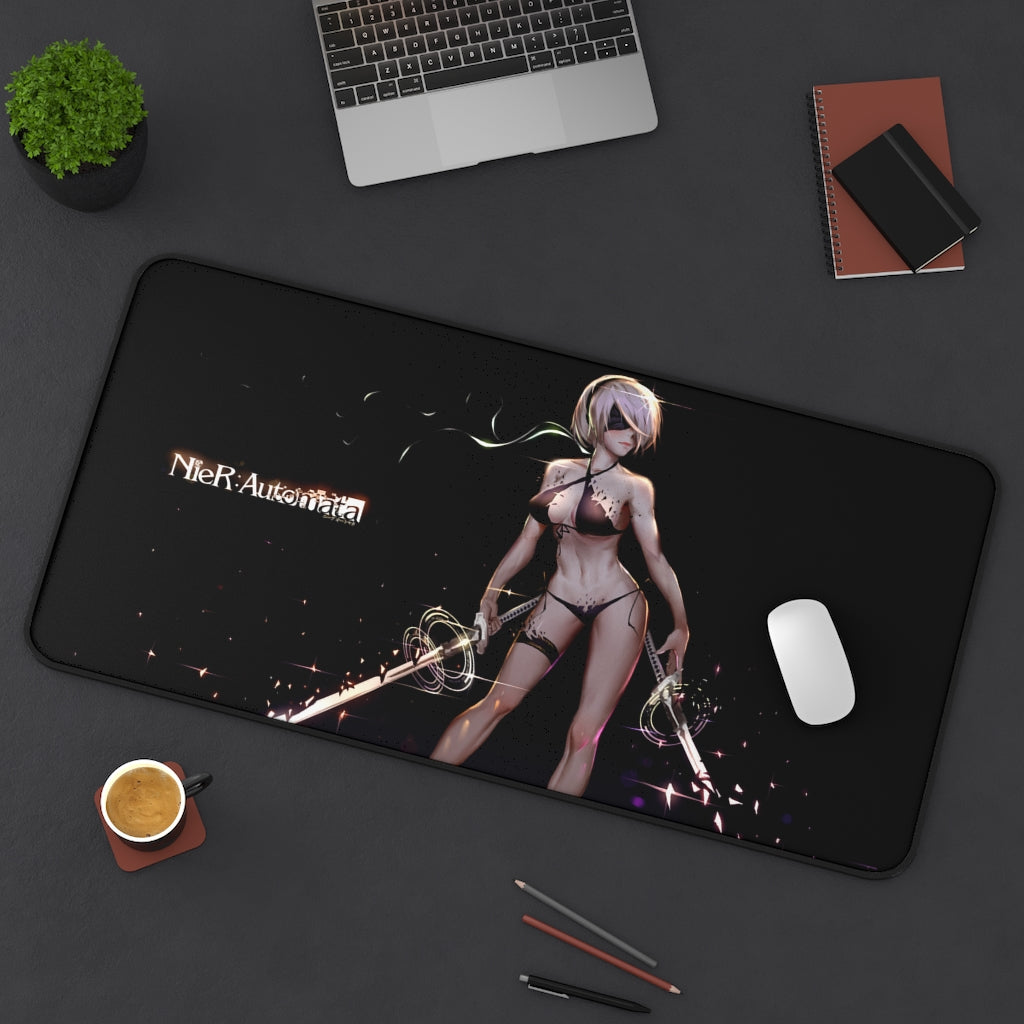 2B Sexy Bikini Katana Nier Automata Mousepad - Non Slip Desk Mat