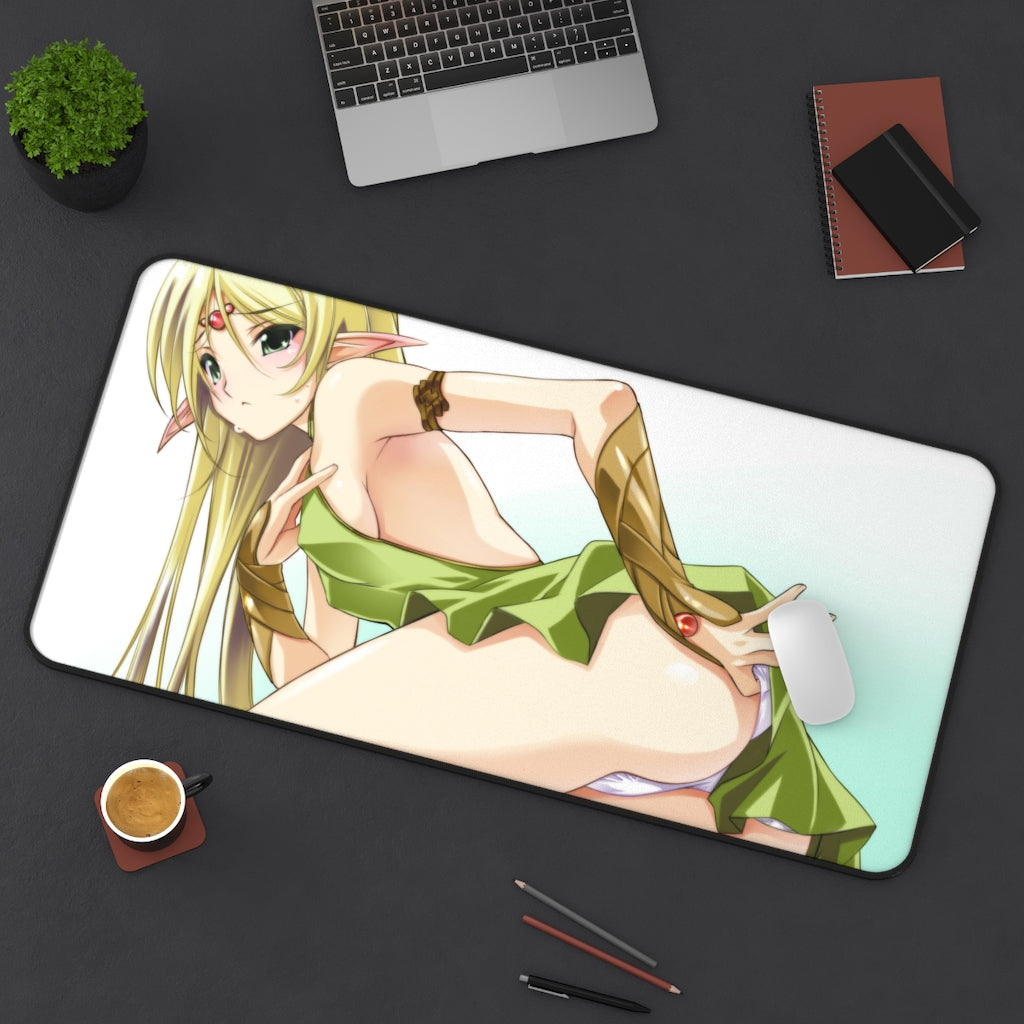 Record Of Lodoss War Ecchi Mousepad - Deedlit Panties Desk Mat - Sexy Anime Girl Playmat