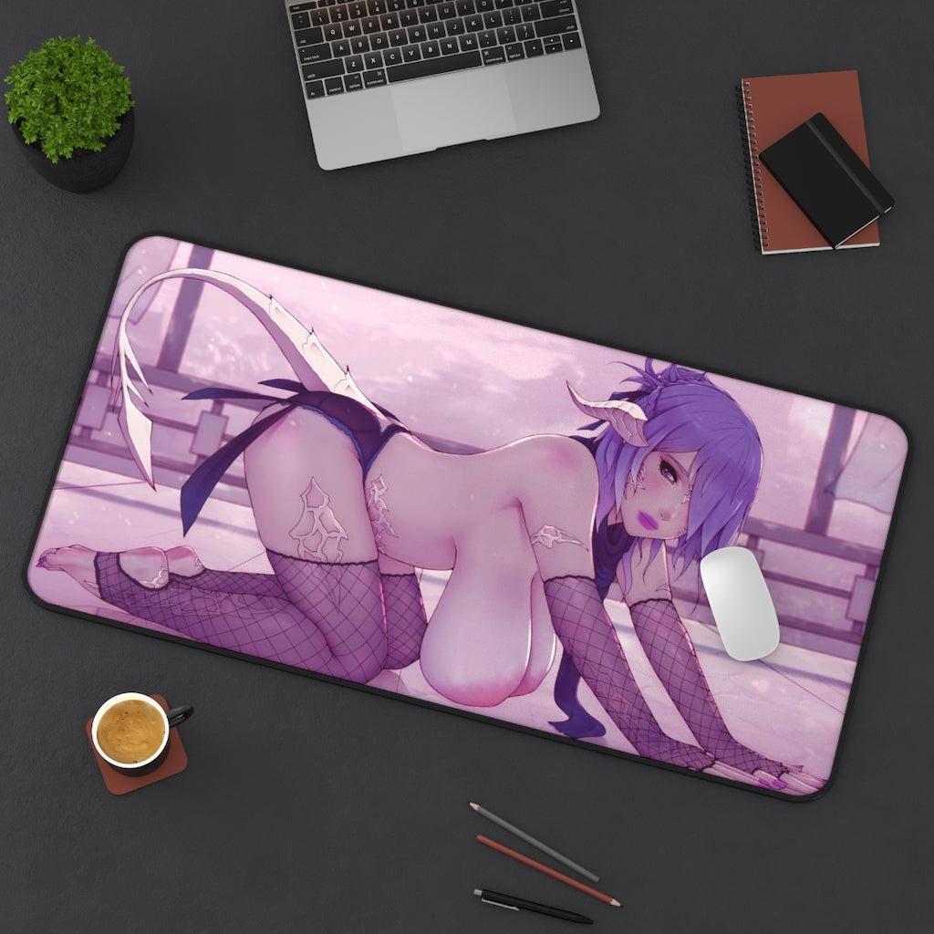 Granblue Fantasy Nude Onsen Waifus Desk Mat - Non Slip Mousepad