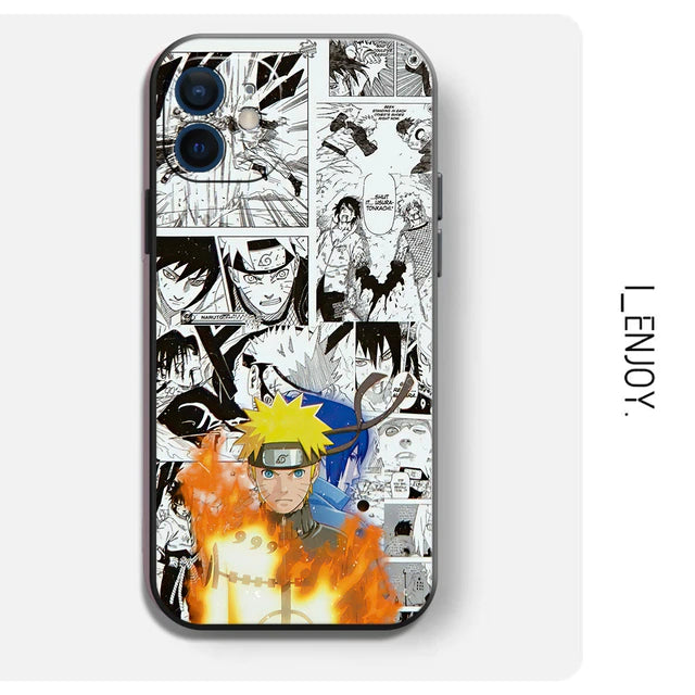 Naruto iPhone Case For iPhone 13/12/11/X/8/7 - Soft Silicone TPU