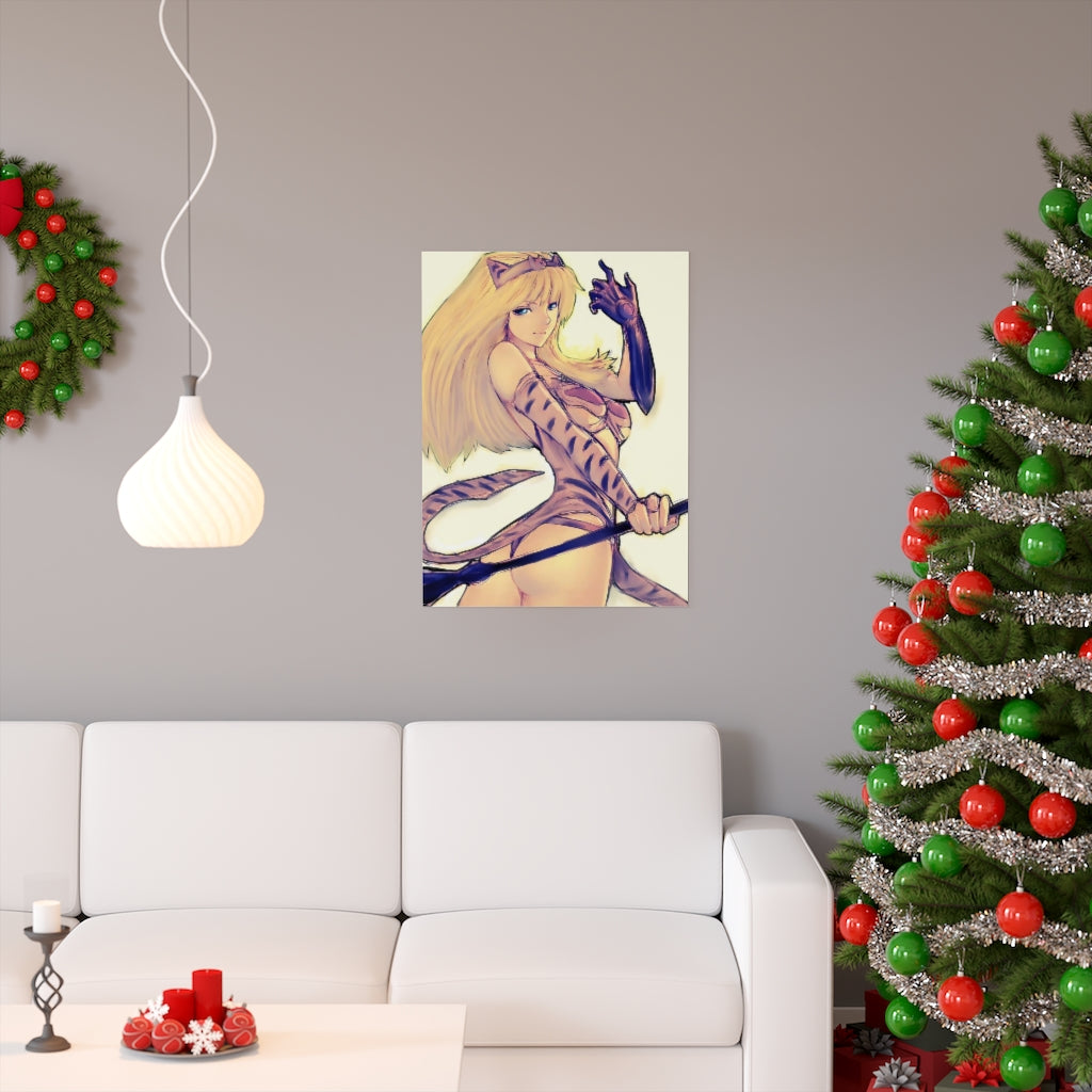 Elina And Elina Queen S Blade Poster - Lewd Premium Matte Vertical Poster - Adult Wall Art