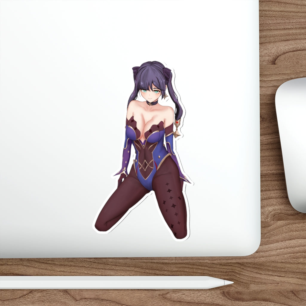 Sexy Witch Mona Genshin Impact Waterproof Sticker - Ecchi Vinyl Decal