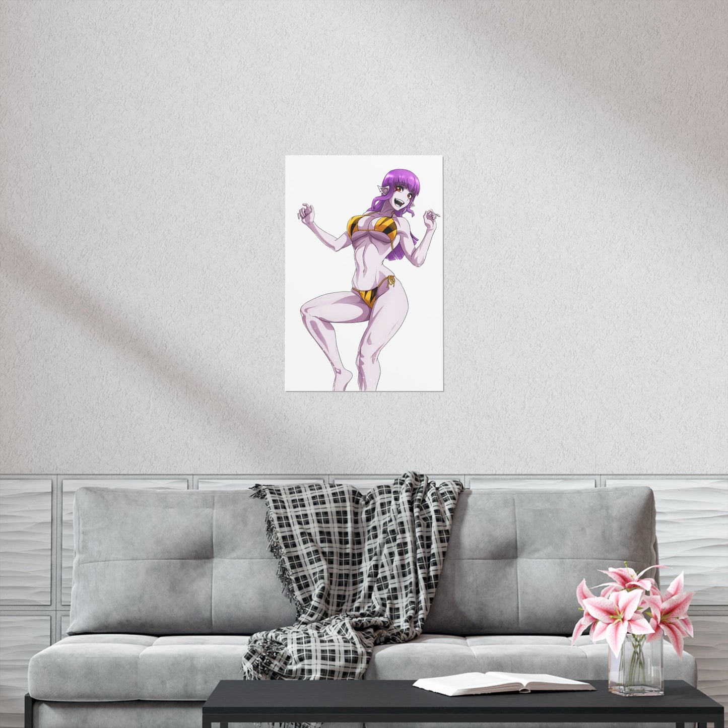 Solo Leveling Poster - Premium Matte Vertical Poster - Esil Radiru Bikini Waifu Ecchi Anime Wall Art Decor