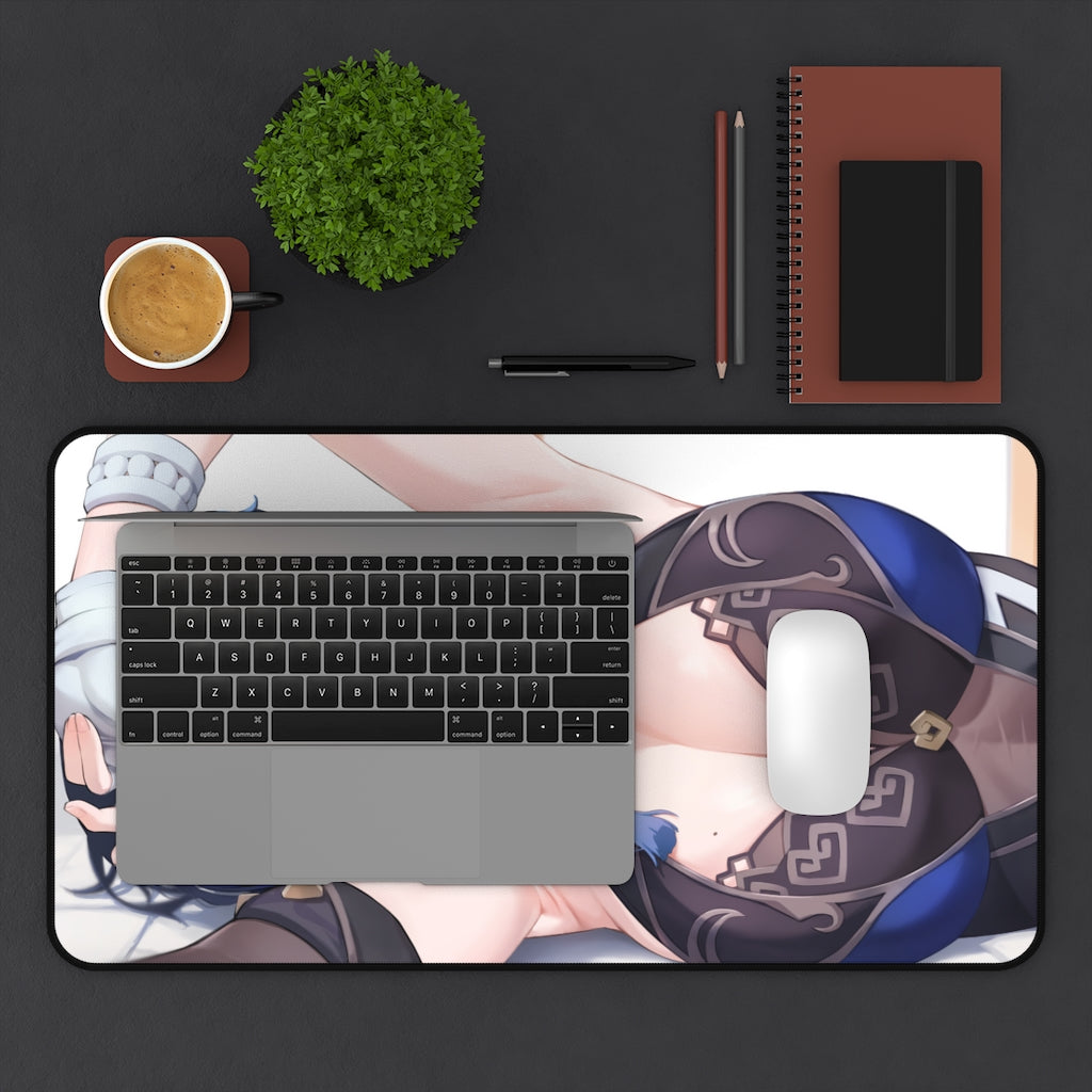 Genshin Impact Yelan Waifu Desk Mat - Non Slip Mousepad