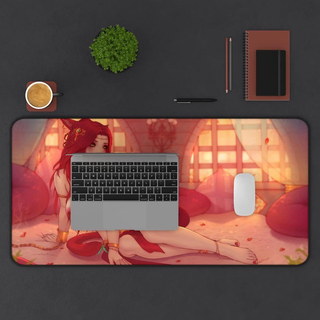 Sexy Oriental Outfit Avatar Final Fantasy 14 Desk Mat - Non Slip Mousepad