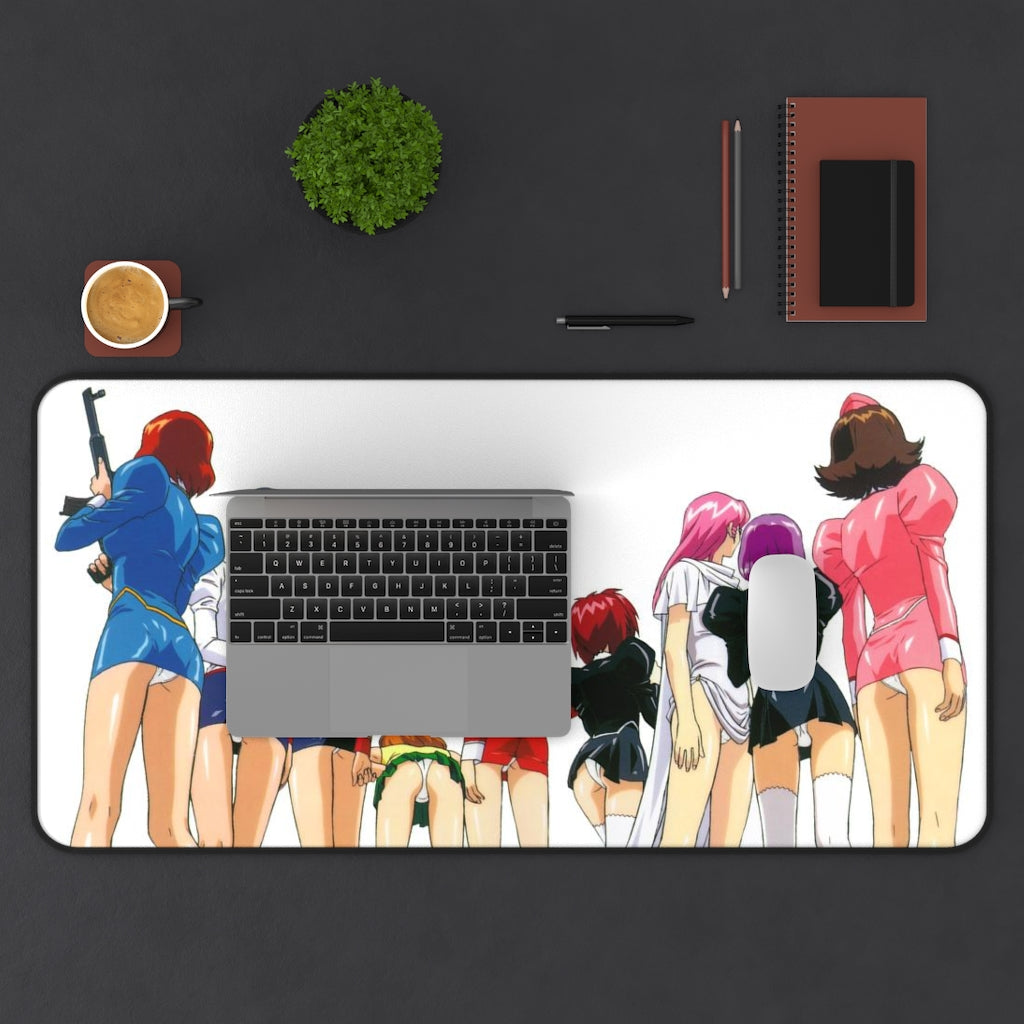 Agent Aika Sexy Waifus Panties Gaming Desk Mat - Anime Mousepad - Sexy Girl Playmat