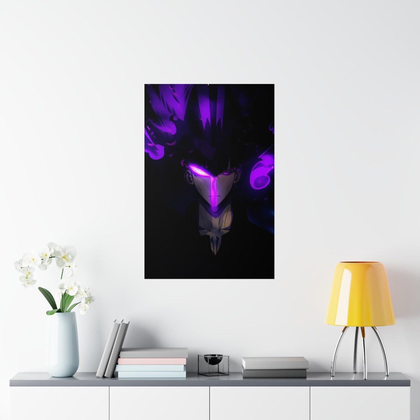 Solo Leveling Poster - Premium Matte Vertical Poster - Shadow Monarch Anime Wall Art Decor