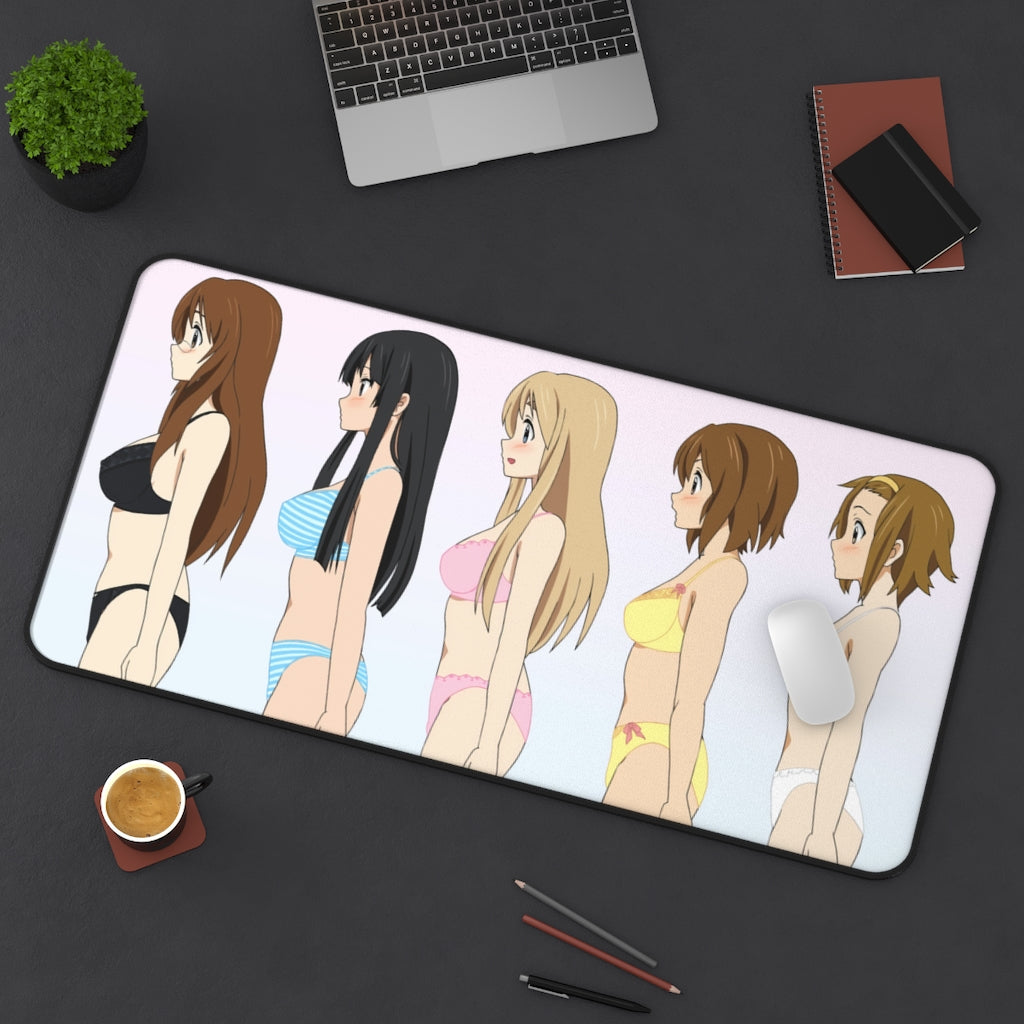 K-ON Boobs Size Bust Chart Mousepad - Non Slip Desk Mat