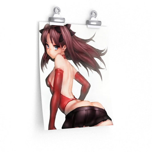 Tohsaka Rin Fate Grand Order Poster - Lewd Premium Matte Vertical Poster - Adult Wall Art