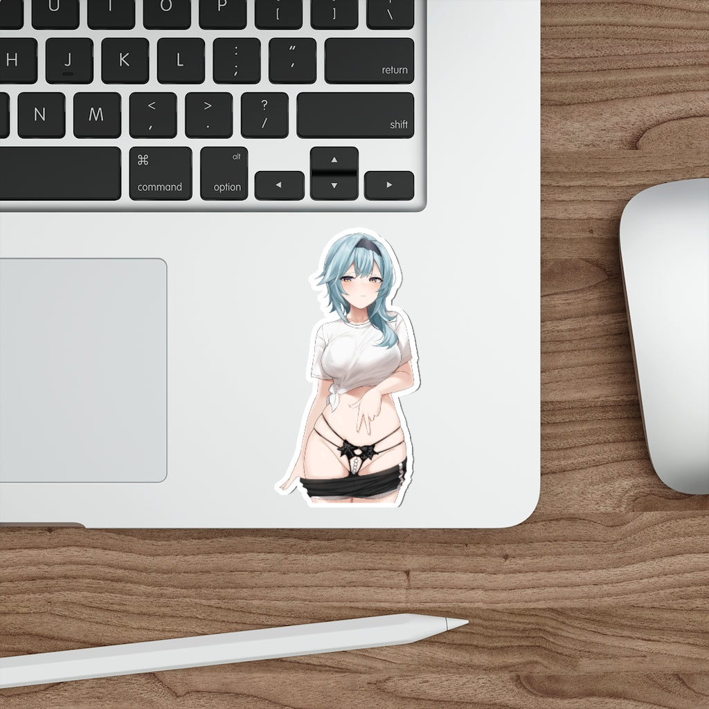 Sexy Eula Waterproof Sticker - Genshin Impact Ecchi Vinyl Decal