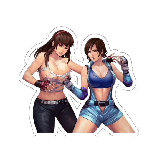 Tekken X Dead or Alive Waterproof Sticker - Asuka Boob Punch Hitomi Ecchi Vinyl Car Decal