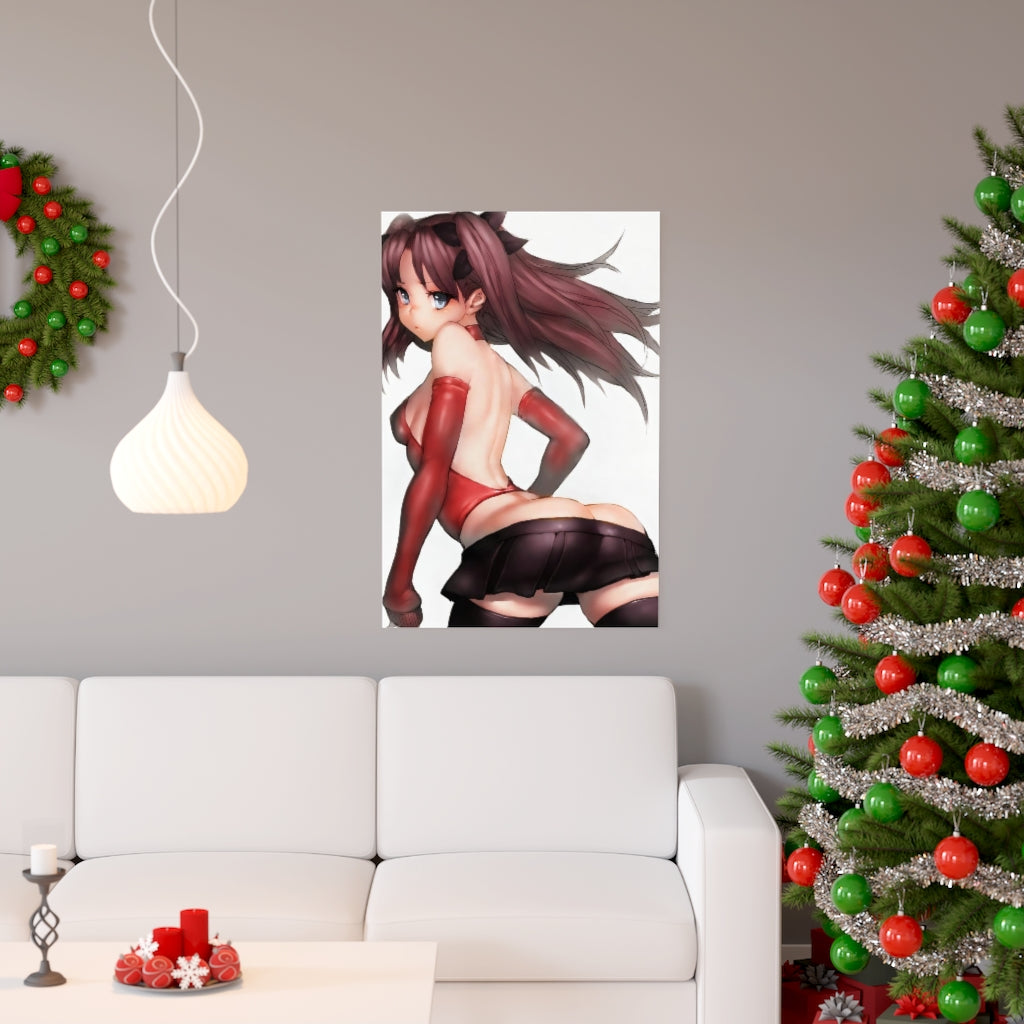 Tohsaka Rin Fate Grand Order Poster - Lewd Premium Matte Vertical Poster - Adult Wall Art