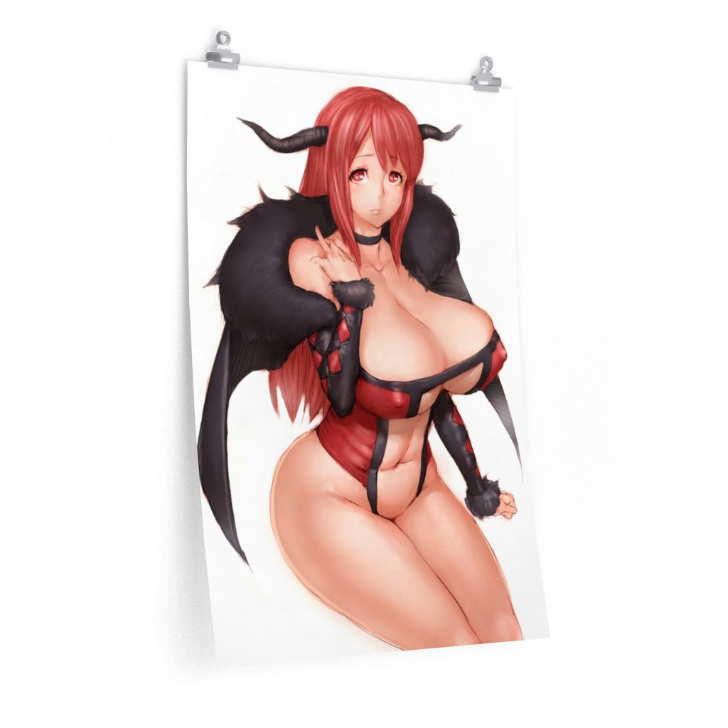 Maou Maoyuu Maou Yuusha Poster - Lewd Premium Matte Vertical Poster - Adult Wall Art