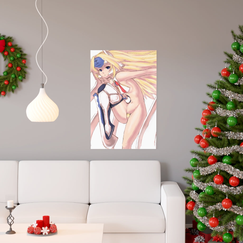 Mu 12 Blazblue Poster - Lewd Premium Matte Vertical Poster - Adult Wall Art