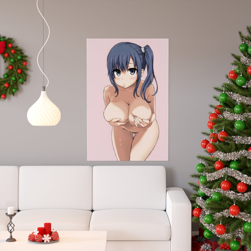 Nude Imai Midori Shirobako Ecchi Poster - Lewd Premium Matte Vertical Poster - Adult Wall Art