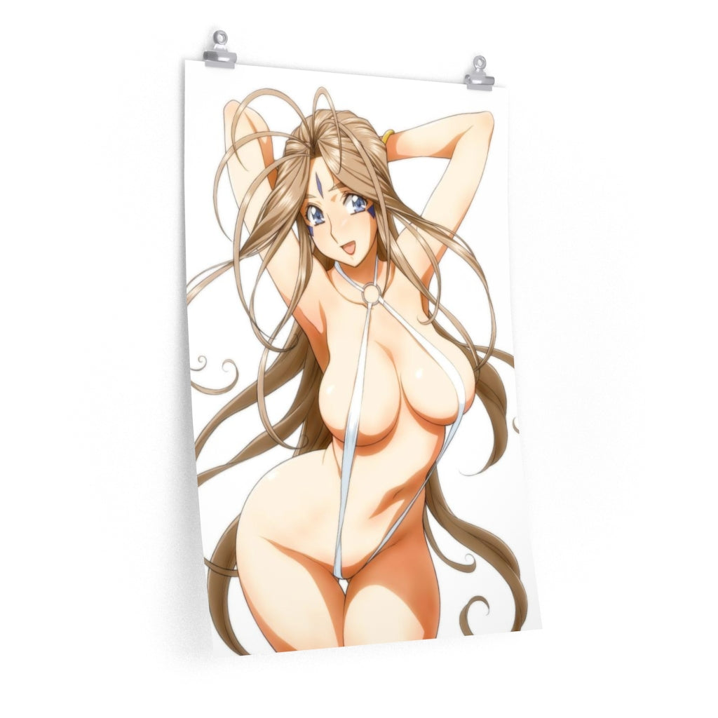 Micro Bikini Belldandy Ah My Goddess Sexy Poster - Lewd Premium Matte Vertical Poster - Adult Wall Art