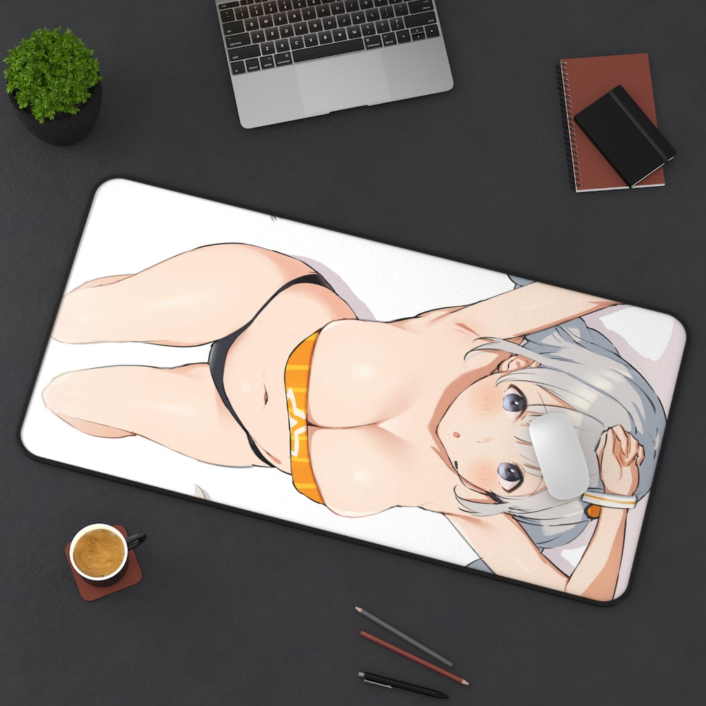 Sexy Bikini Waifu Kizuna Akari Voiceroid Desk Mat - Non Slip Mousepad