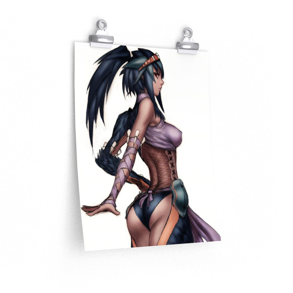 Nargacuga Monster Hunter Poster - Lewd Premium Matte Vertical Poster - Adult Wall Art