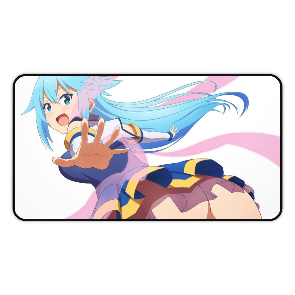 Konosuba Aqua Sexy Mousepad - Upskirt Desk Mat - Ecchi Playmat