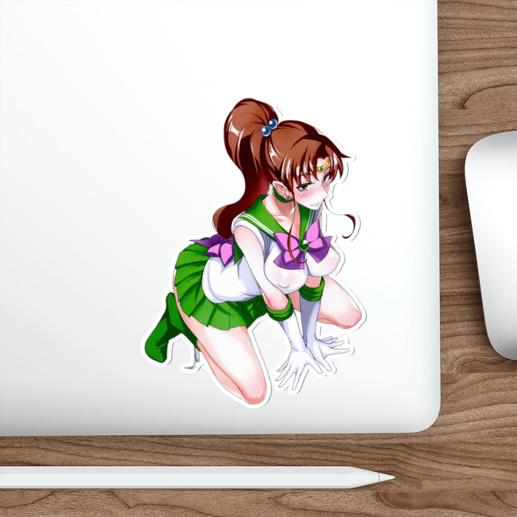 Sailor Jupiter Waterproof Sticker - Sailor Moon Ecchi Vinyl Anime Car Decal