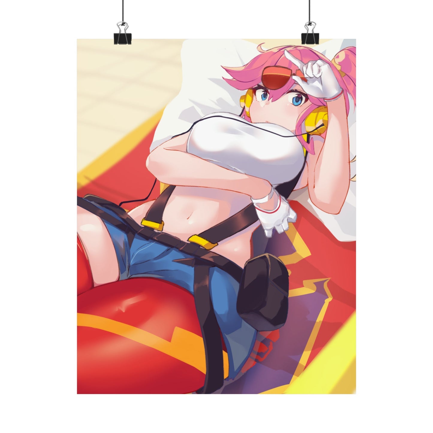 Promare Anime Poster - Aina Wall Art Print - Manga Decor - Premium Matte Vertical Poster