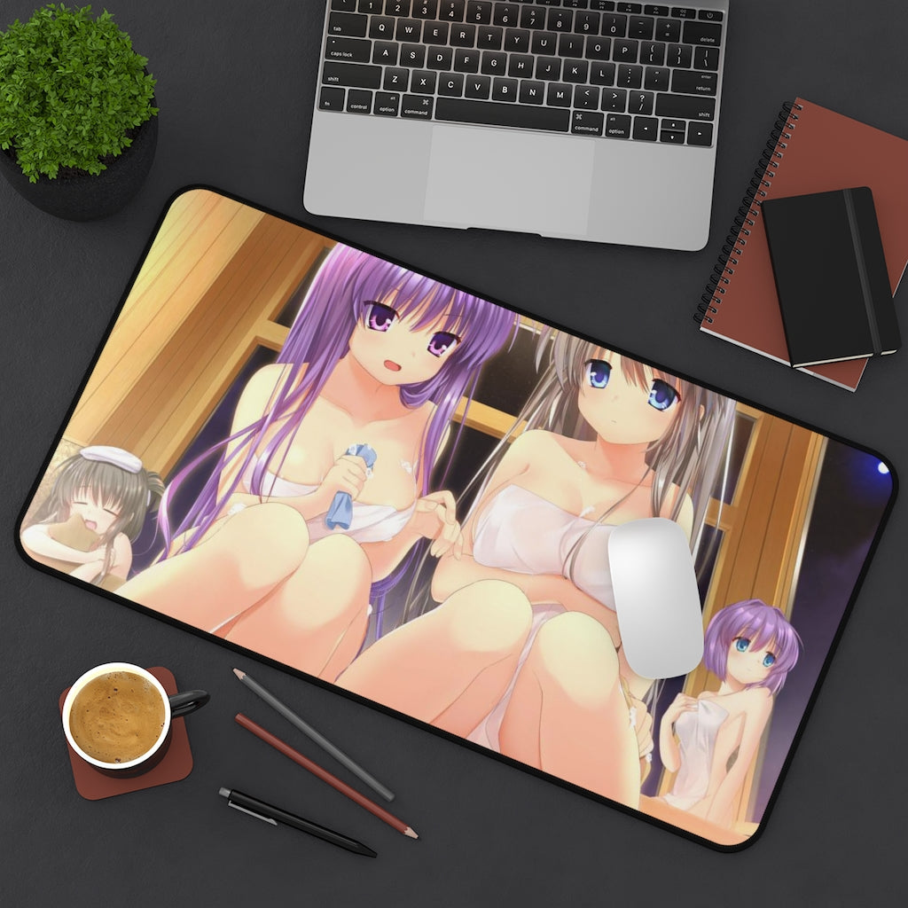 Clannad Sexy Mousepad - Onsen Anime Desk Mat - Ecchi Playmat