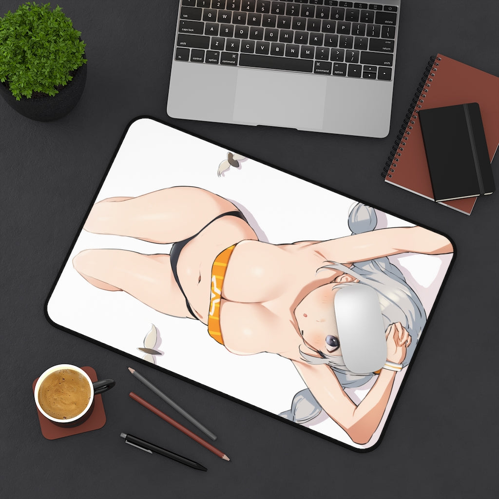 Sexy Bikini Waifu Kizuna Akari Voiceroid Desk Mat - Non Slip Mousepad