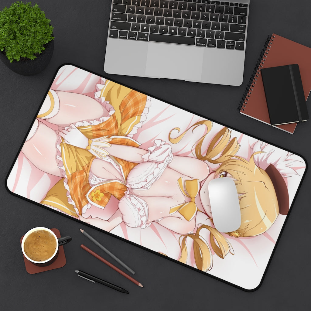 Puella Magi Madoka Magica Sexy Mousepad - Tomoe Mami Anime Desk Mat - Ecchi Playmat