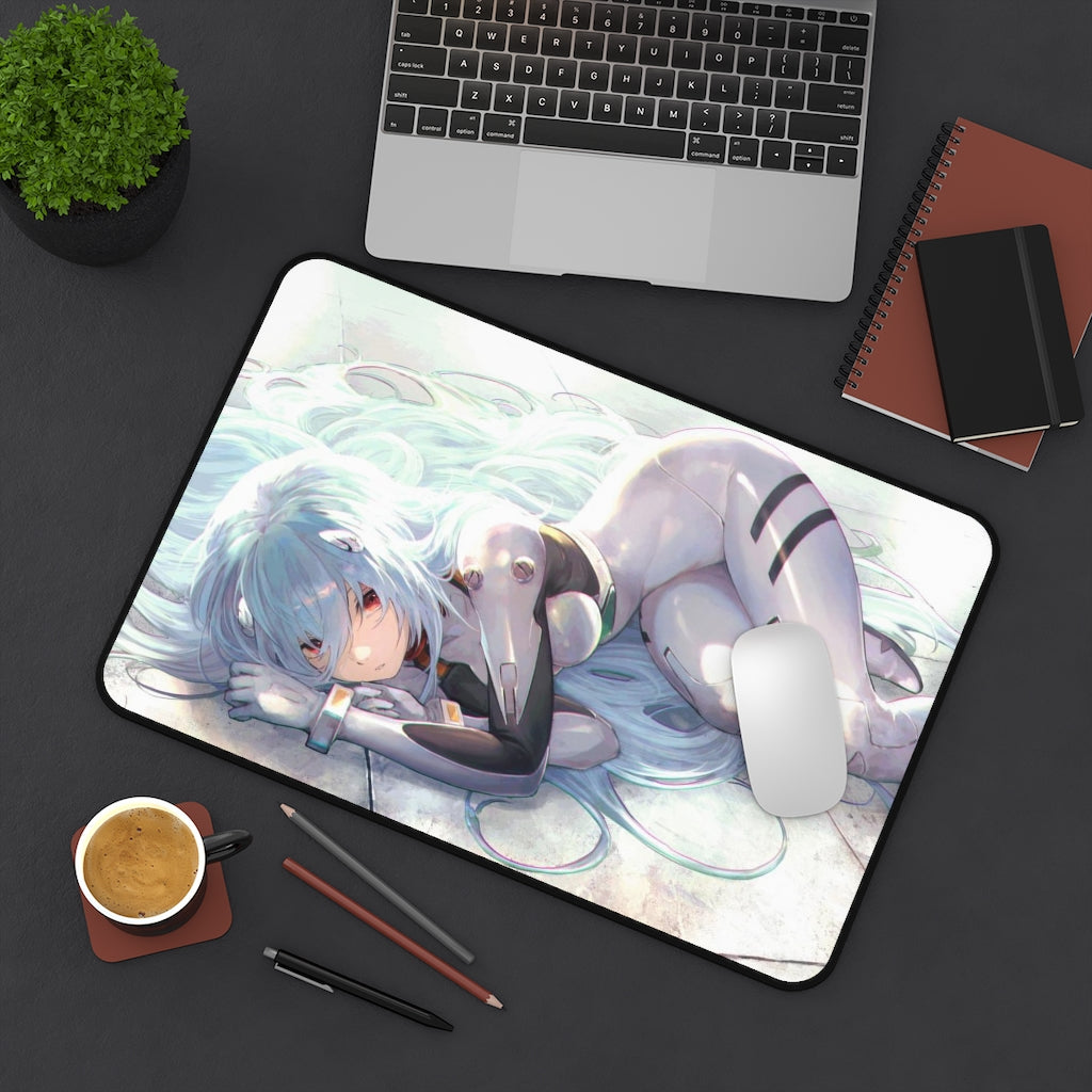 Ayanami Rei Long Hair Evangelion Desk Mat - Non Slip Mousepad