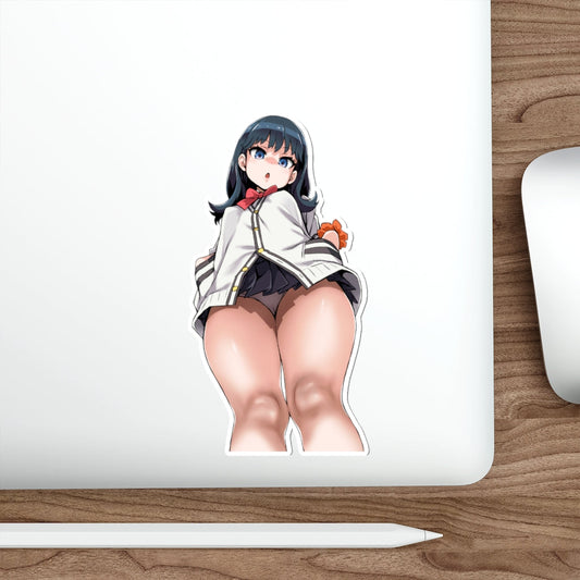 Lewd Upskirt SSSS Gridman Rikka Takarada Waterproof Sticker - Ecchi Vinyl Decal