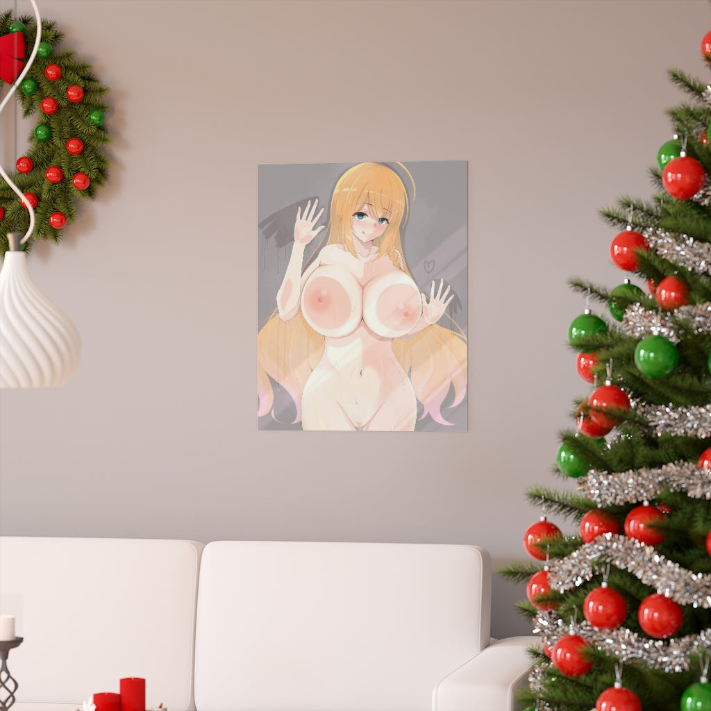 Nude Pecorine Shower Princess Connect Re Dive Hentai Poster - Lewd Premium Matte Vertical Poster - Adult Wall Art