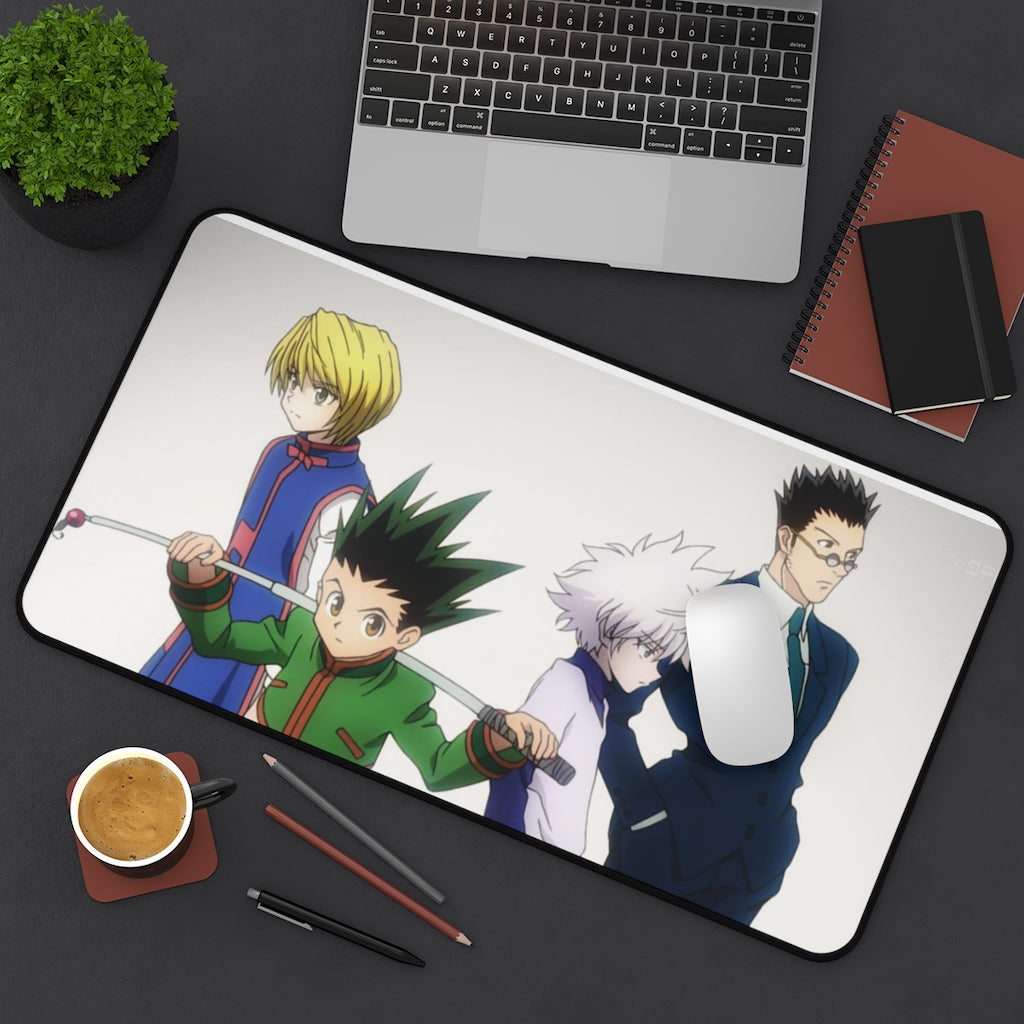 Hunter X Hunter anime Mouse Pad /Desk Mat - Gon , Killua , Kurapica , Leorio - The Mouse Pads Ninja Home Decor