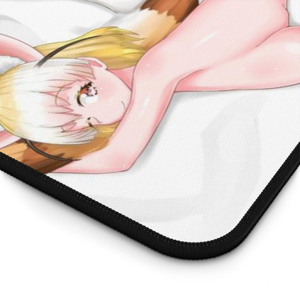 Nude Big Tits Serval Fennec and Grey Wolf Kemono Friends Desk Mat - Sexy Anime Girls Mousepad - Gaming Playmat