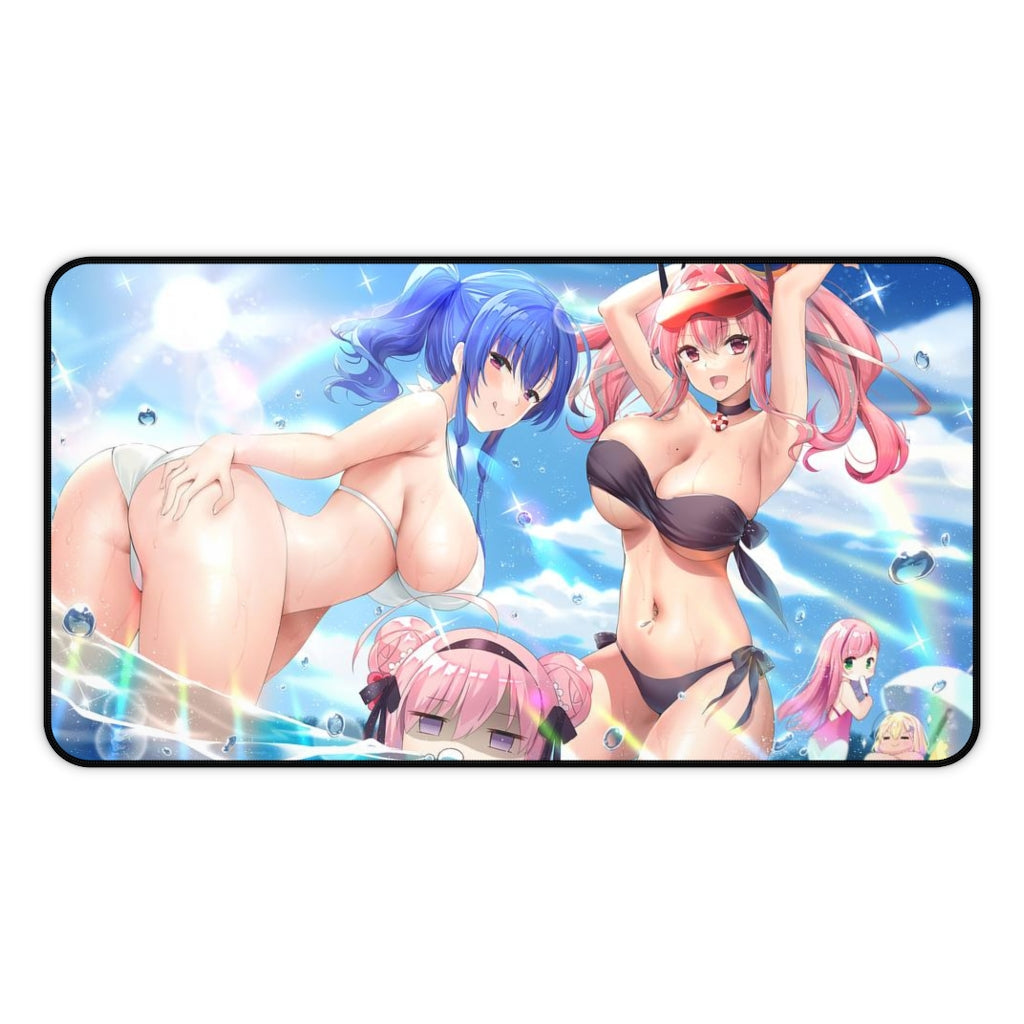 Azur Lane Sexy Girls Mousepad - St Louis And Bremerton Large Desk Mat - Ecchi Mouse Pad